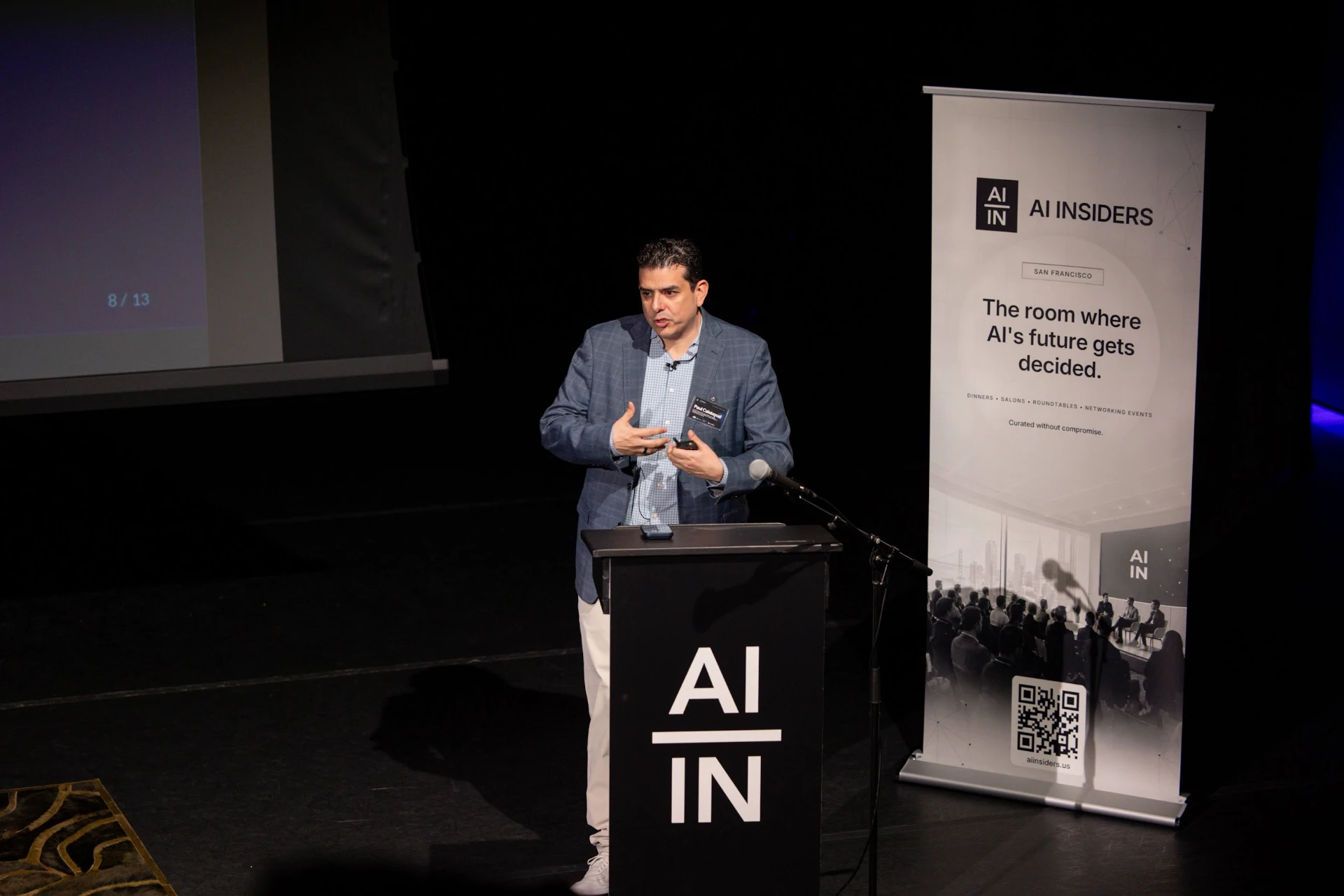 Featured speaker presenting at AI Insiders Cybersecurity